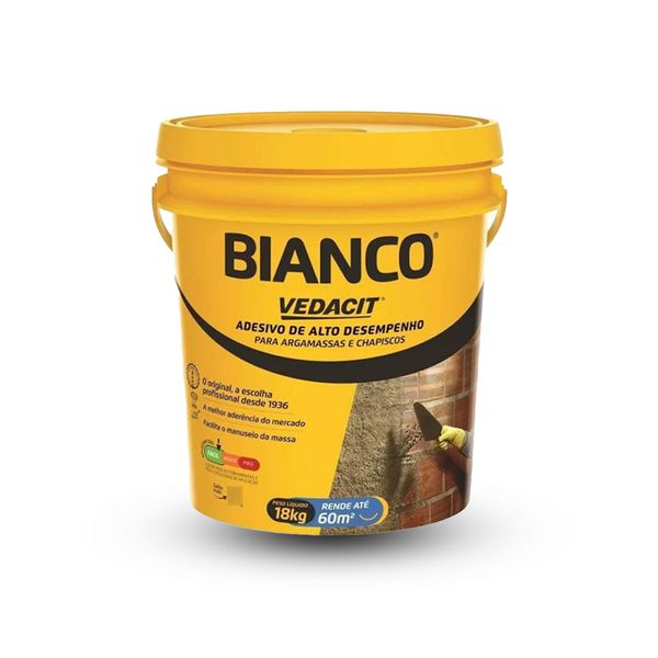 Bianco Vedacit - Adesivo para Chapisco e Argamassa 18kg