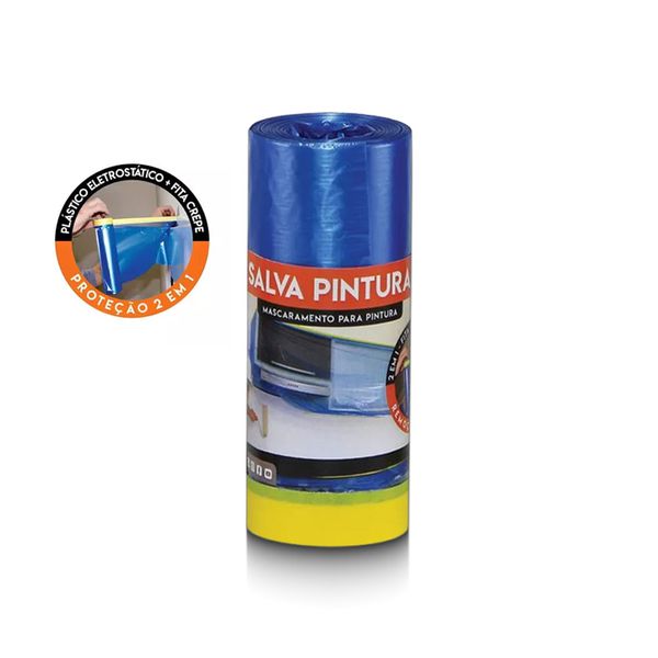 Salvabras Salva Pintura 17M x 2,70CM Sem Dispenser – Proteção Eficiente para Pintura e Reforma
