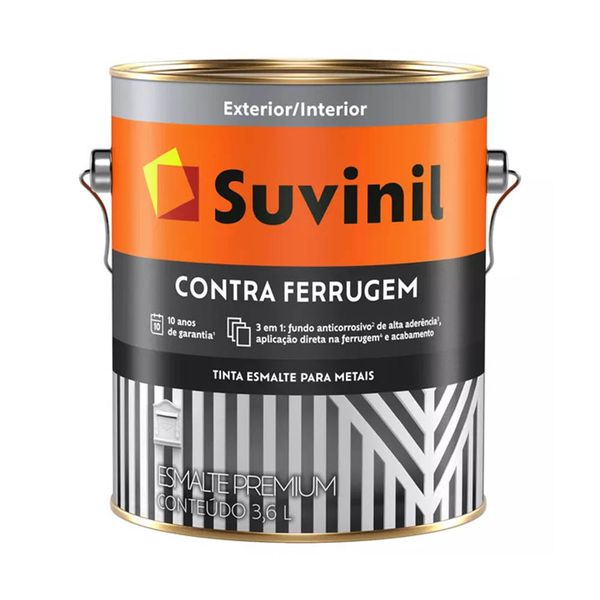 Suvinil Esmalte Anticorrosivo: Proteção e Acabamento Perfeito 3,6L 