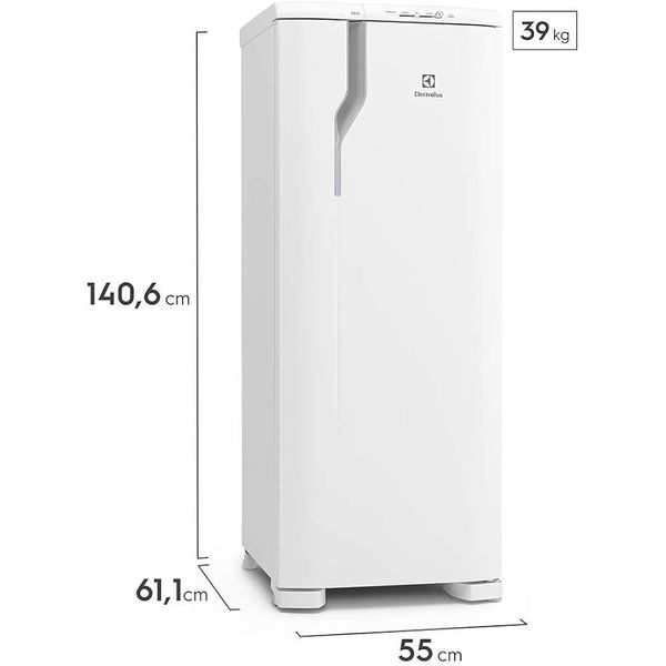 Geladeira Electrolux Cycle Defrost 240L Degelo Prático Uma Porta Branca RE31 127v