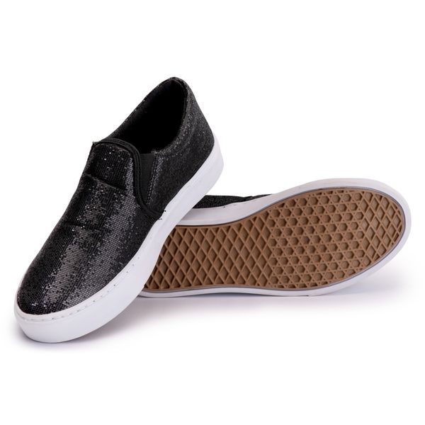 Tênis Slip On Feminino Casual Calce Fácil Confortável Pettinari