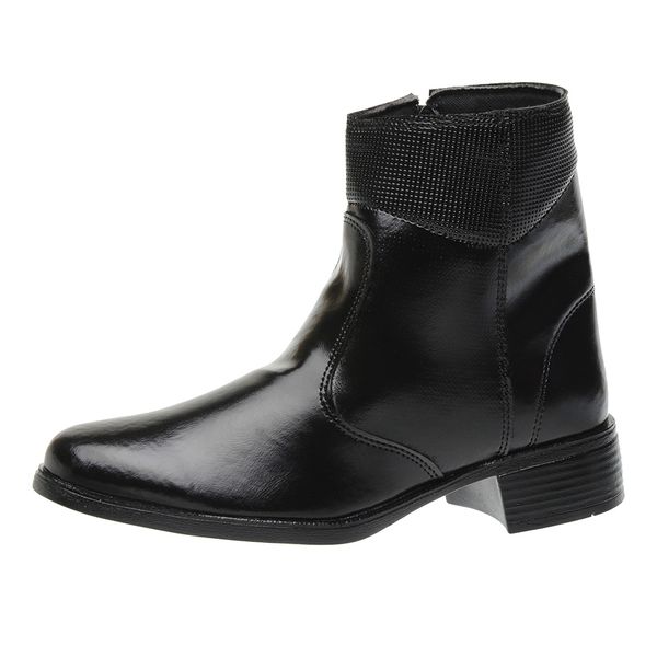 Coturno Feminino Sintético Siroco Preto