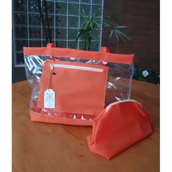 BOLSA PRAIA (PISCINA) ACOMPANHA NECESSAIRE