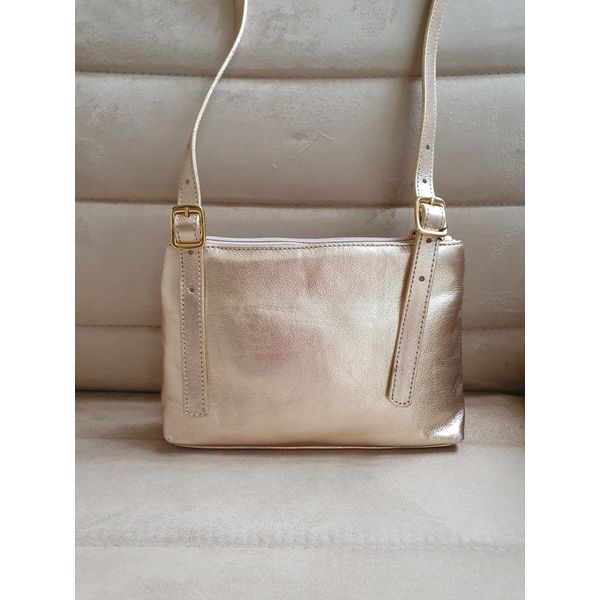 Bolsa com fivela dupla Couro Legítimo 