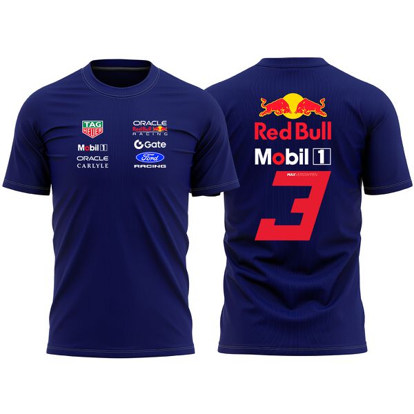 Camiseta Dry-fit Max Verstappen #3 Red Bull 2026