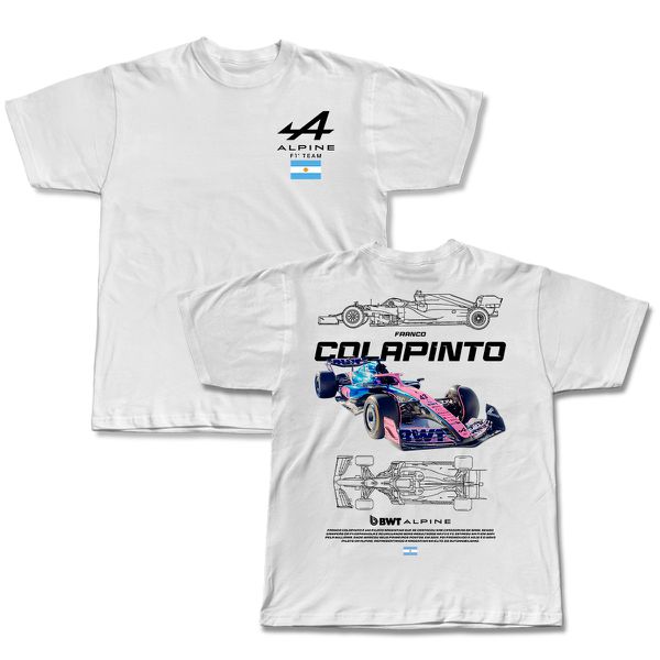 Camiseta Franco Colapinto #43 Blueprint Alpine F1 Team 
