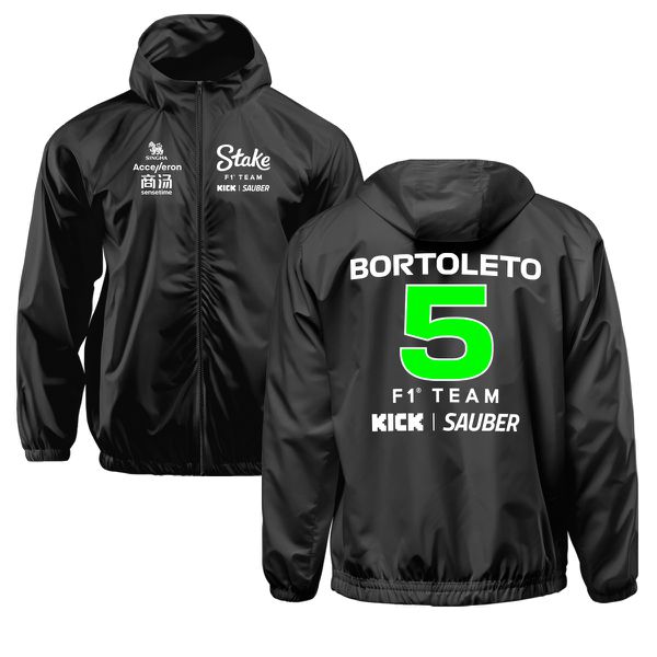 Blusa Corta vento Gabriel Bortoleto #5 Stake Team Kick Sauber
