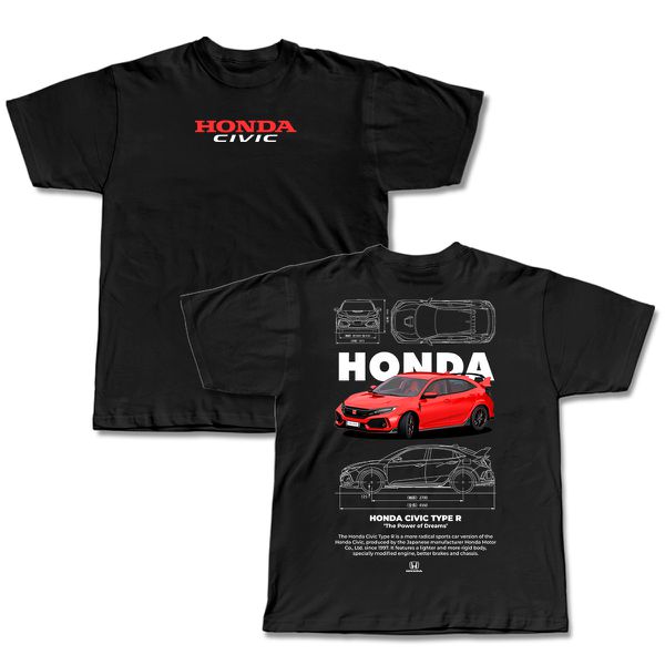 Camiseta Honda Civic Type R