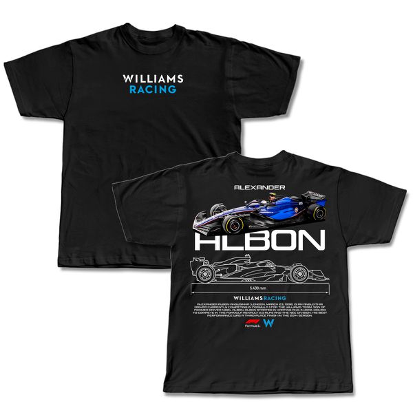 Camiseta Albon #23 Car Print Williams Racing 