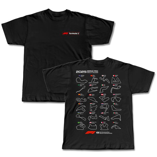 Camiseta Grand Prix Circuitos 2025 Fórmula 1