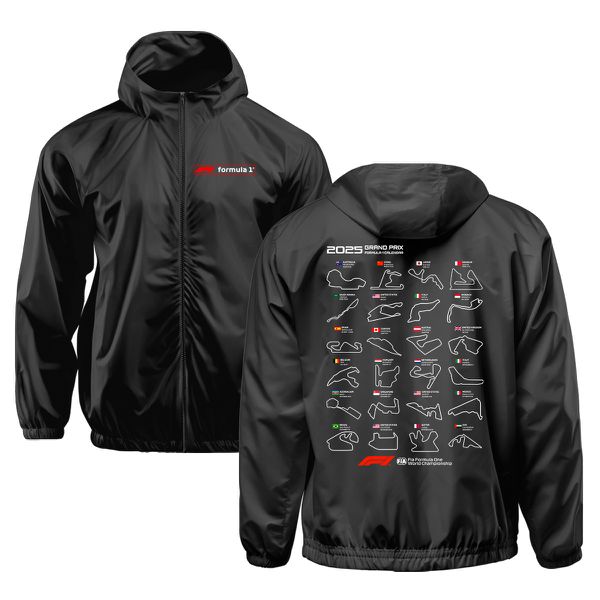 Blusa Corta vento Grand Prix Circuitos 2025 Fórmula 1