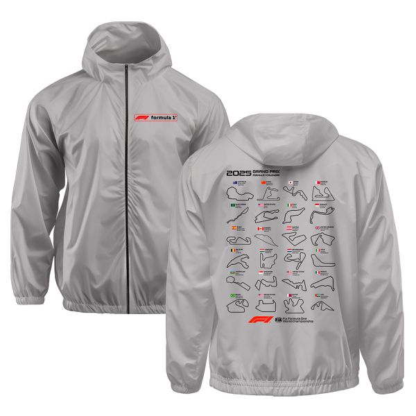 Blusa Corta vento Grand Prix Circuitos 2025 Fórmula 1