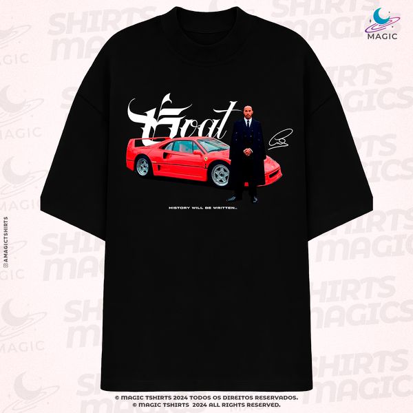 Camiseta Lewis Hamilton Aura do Goat