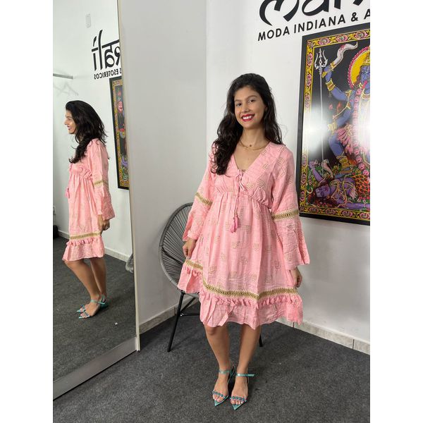 Vestido Boho Curto
