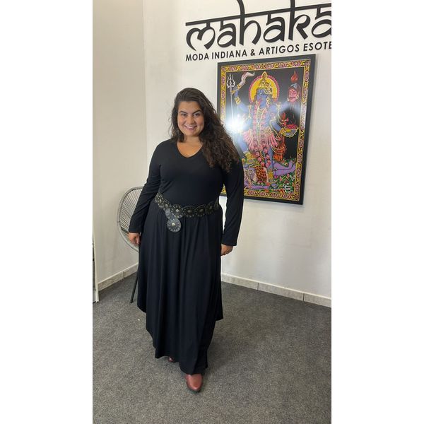 Vestido 100% em algodão 
