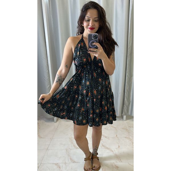 Vestido Shakti Curto Esotérico 