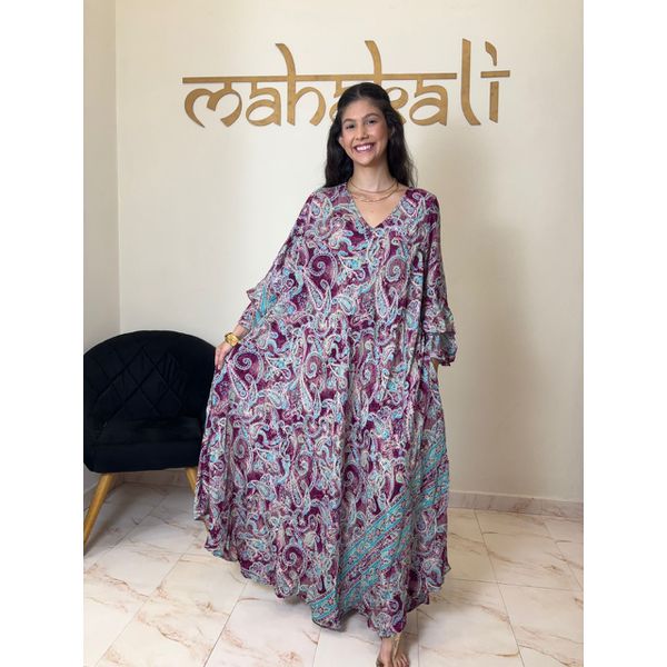 vestido longo mumbai