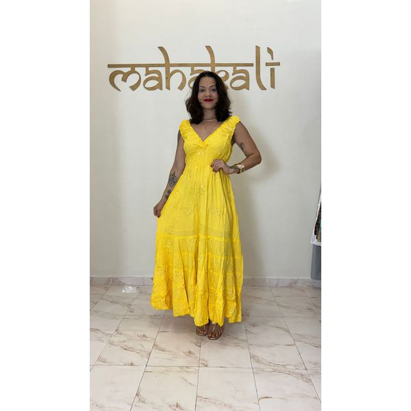 Vestido Ciganinha Boho bordado