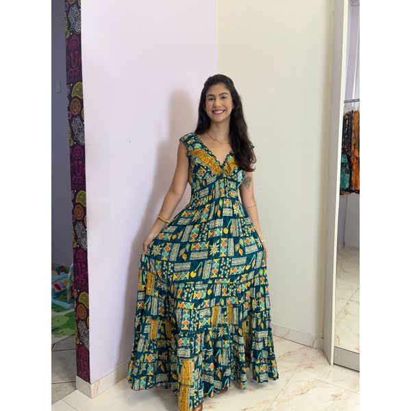 Vestido Ciganinha Longo