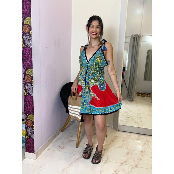 Vestido Solara Bordado curto 