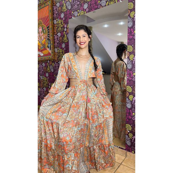 Vestido longo perséfone