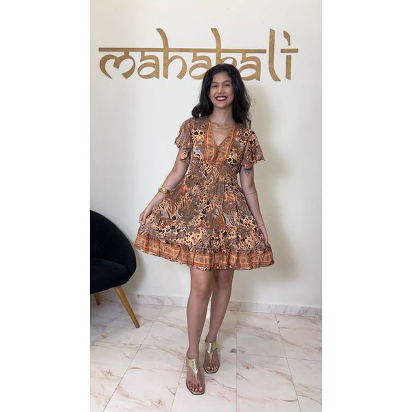 Vestido curto aurora