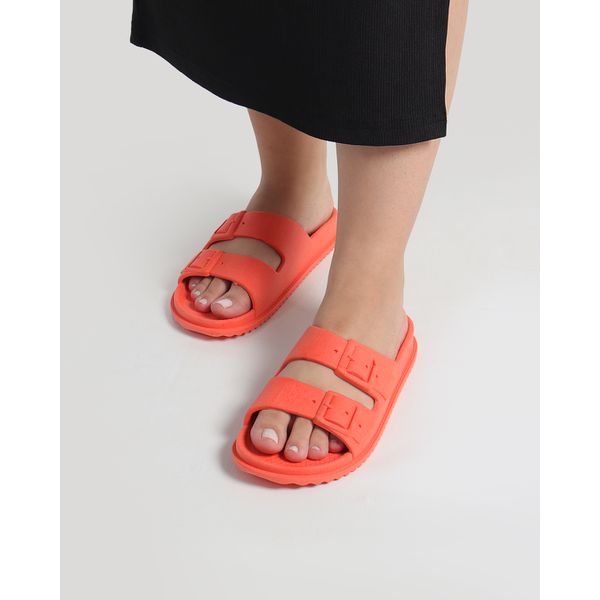 Sandalia Birken Feminina Laranja 
