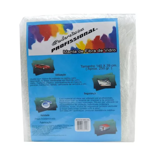 MANTA FIBRA DE VIDRO 250GR