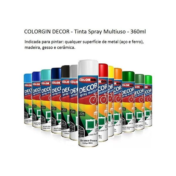 Tinta Spray COLORGIN DECOR 