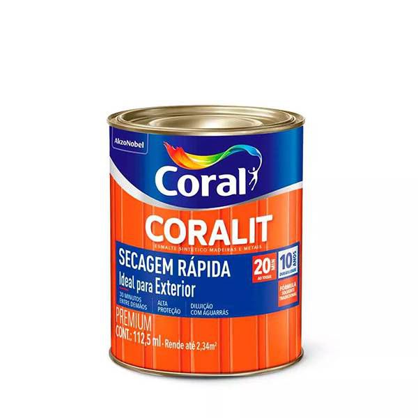 CORALIT SECAGEM RÁPIDA ALTO BRILHO BRANCO 112,5ML