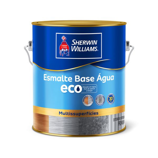 ECO ESMALTE BASE D'ÁGUA ACETINADO 3,6L