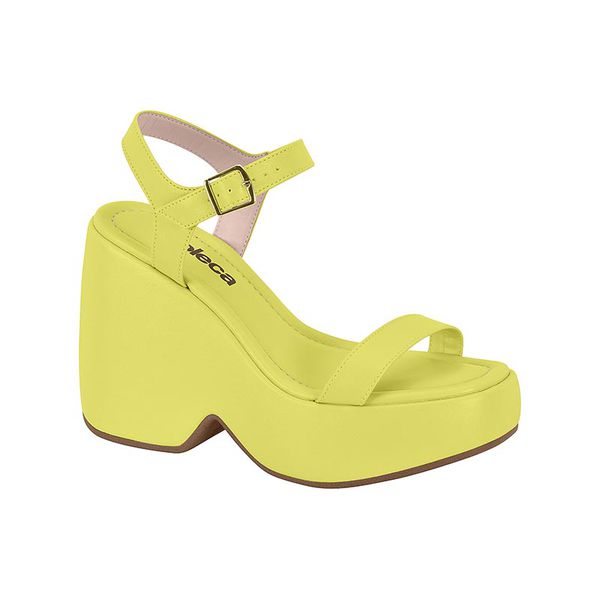 Sandalia anabela neon hotsell