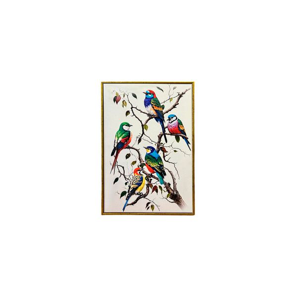 Quadro 45x30 Passaros