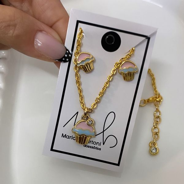 Conjuntinho cupcake infantil