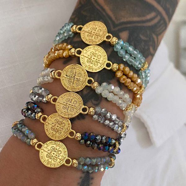 Pulseira Terço Cristal São Bento