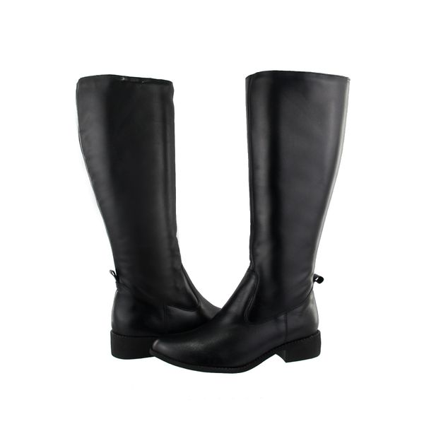 Bota Montaria Cano Longo em Couro Maria Paula Preto Maria Paula