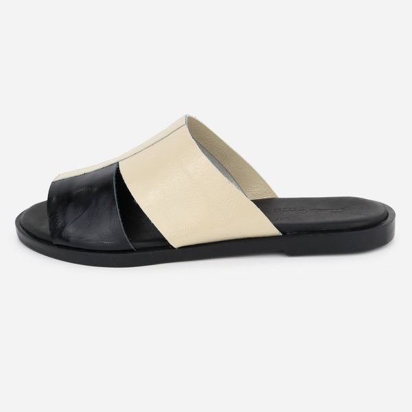 Rasteira Feminina Couro Calce Fácil Atena Off White