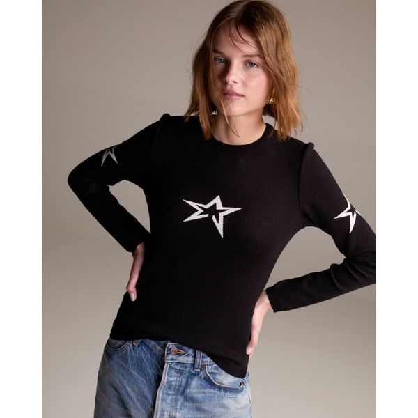 Blusa Estrela Ski preto