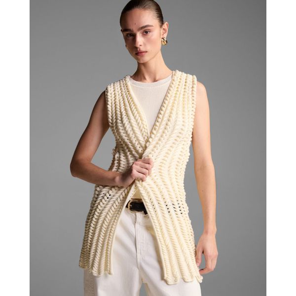 Colete Brooklyn Off White