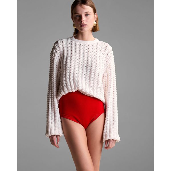 Pull Brooklyn Ponto Onda Off White