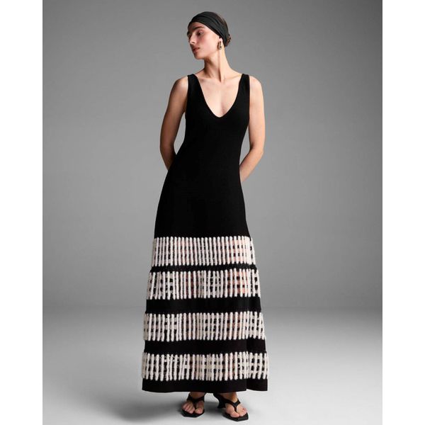Vestido Longo Duetto Preto
