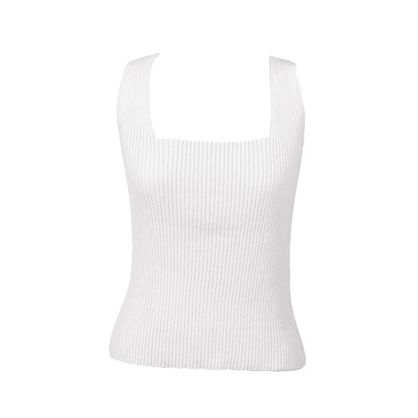 Blusa Basic Soul Decote Quadrado Off White