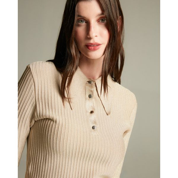 Blusa Faroe Bege-