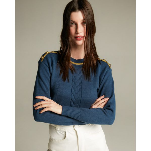Blusa Bergen Azul Marinho-