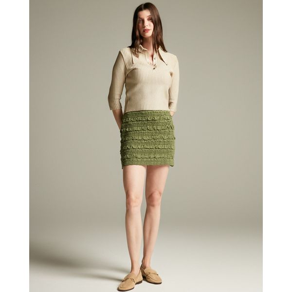 Saia Pori Verde Militar-