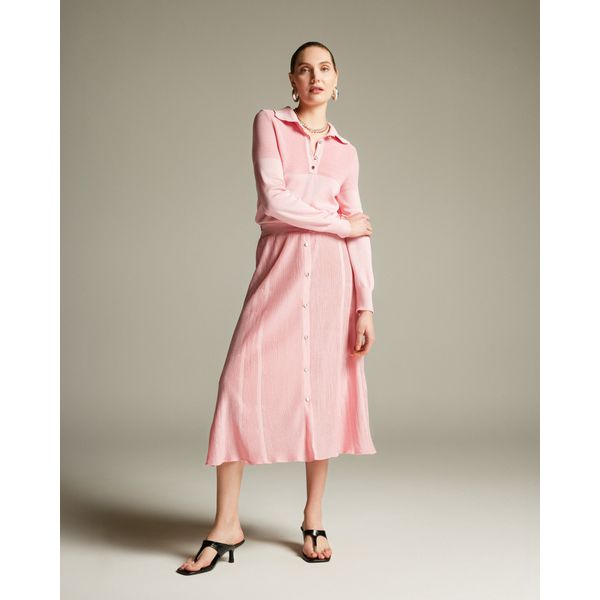 Saia Estônia Rosa Claro-