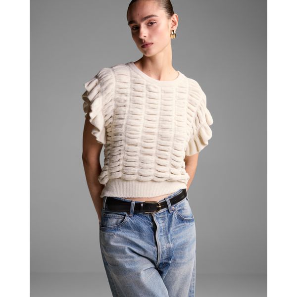 Blusa Colete Gomos Paris Off White