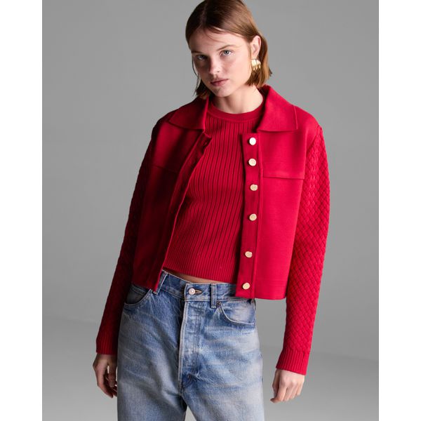 Cardigan Soho Vermelho