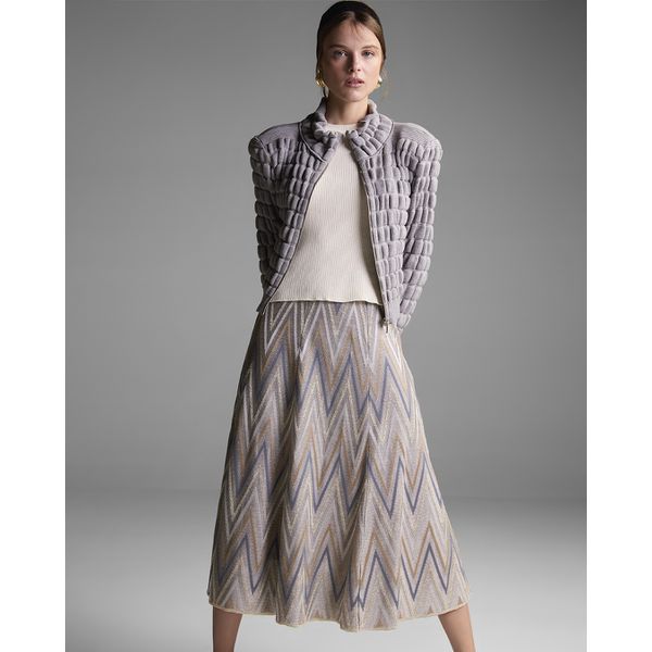 Saia Midi Chevron Tessere