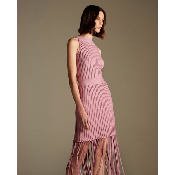 Vestido Franjas Violeta